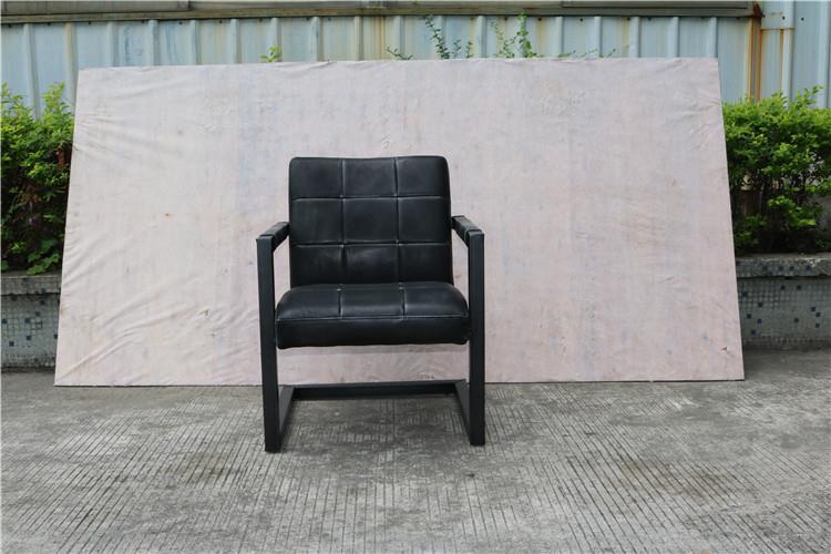 Sillones de salón nórdicos modernos PU de arte de cuero muebles de tela silla de sofá silla de ocio