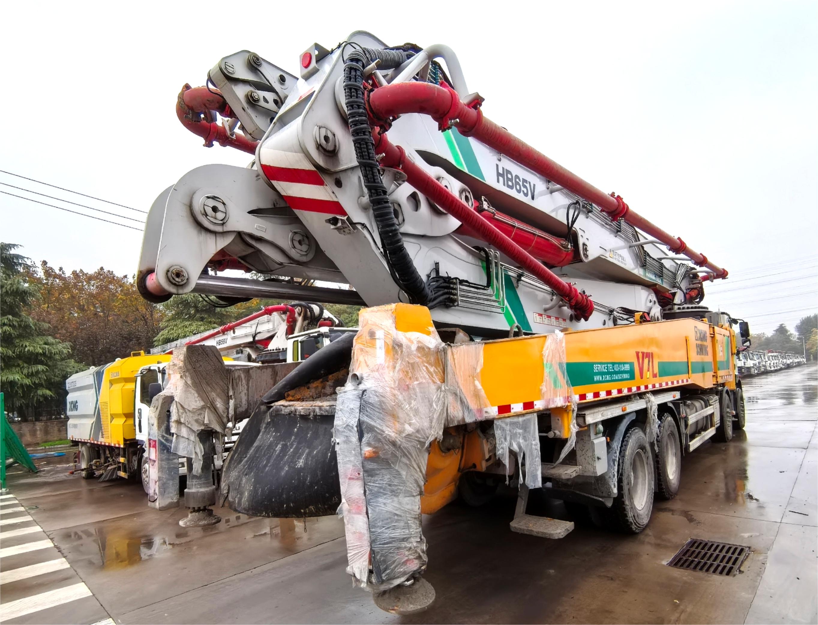 concrete pump truck parts