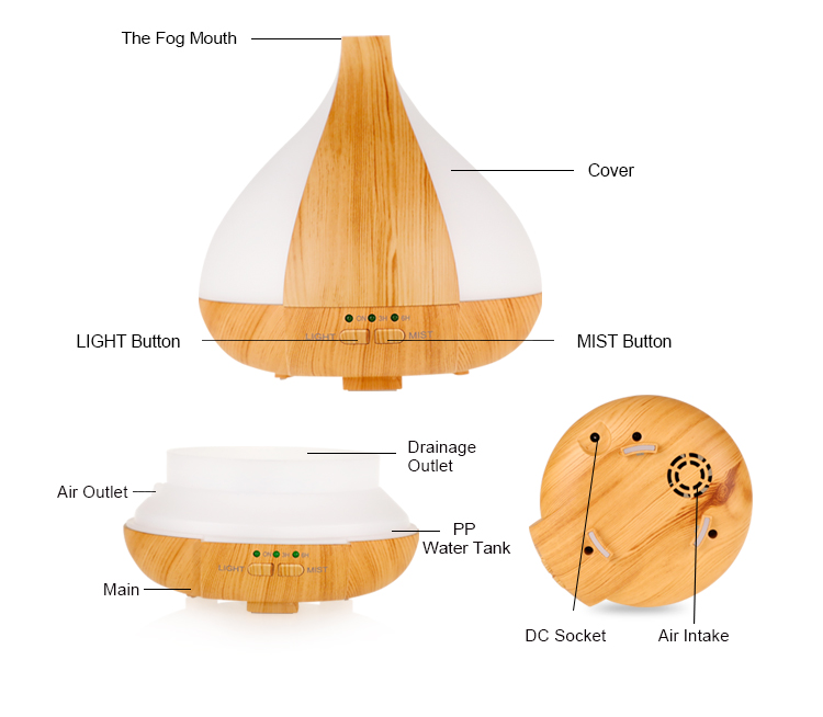 Ultrasonic Mist Aroma Diffuser 5 Jpg