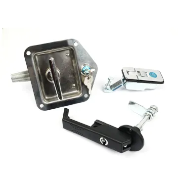 Black Motor Bracket Cabinet Trailer Paddle Handle Lock and Inflatable Boat Accessories