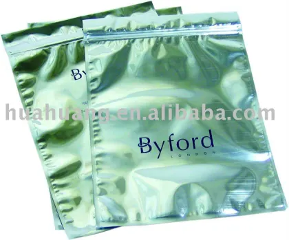 sealed ZIP lock plastic bags