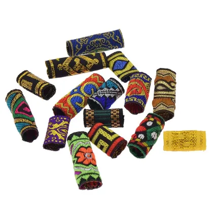 Hot selling national customs dreadlock beads fabric