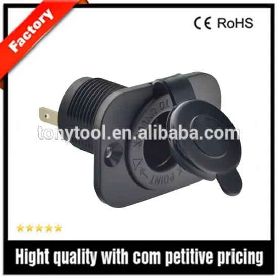 Single output waterproof 12V cigarette lighter socket for boat,car