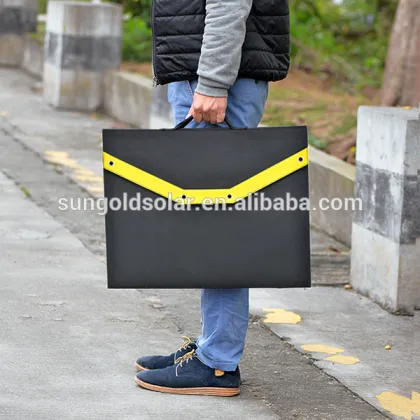 Customized designed 3x35w sunpower solar charger panels