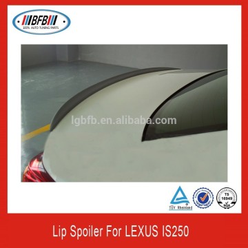 hot sale 2013 For Lexus IS250 lip spoiler ABS rear trunk wing