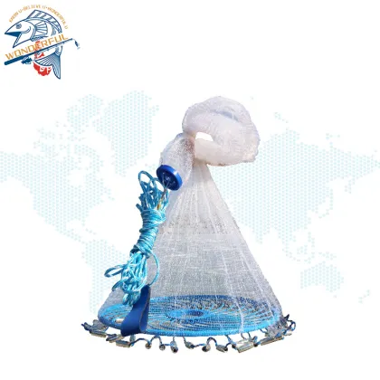 Factory Direct American Frisbee Throwing Spin Fishing Net