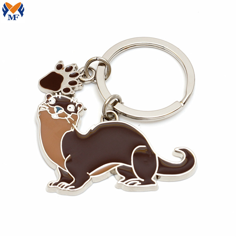 Metal Customized Animal Keychain In Bulk