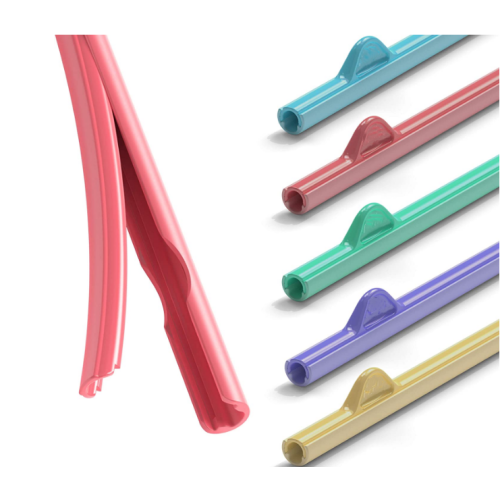 Custom Silicone Straws Snap Open Easy Cleaning