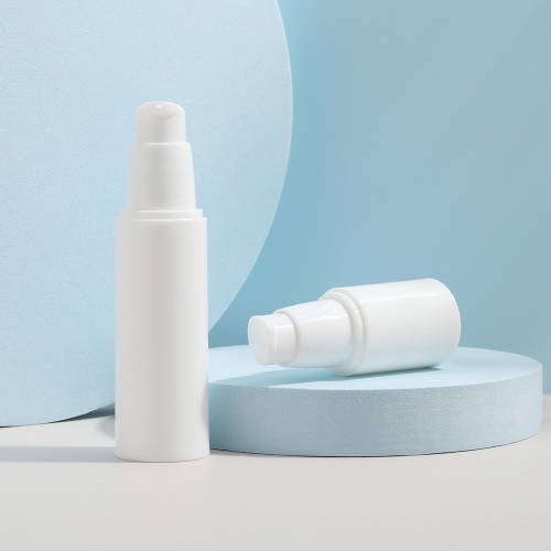 Hot Sell Serum Pump Bottle Round Plastic White Airless Pump Bottles 20ml 25ml Manufactory