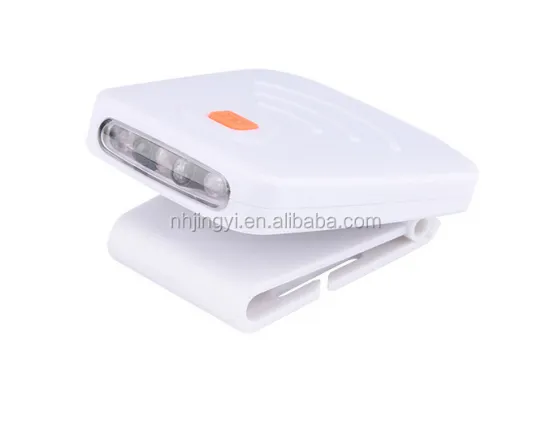 Waterproof Mini 3LED Rechargeable Motion Sensor Light for Head Cap - Ideal for Fishing, Camping & Emergency Use