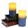 Double Colored Led Flameless Water Fountain Pillar Candles