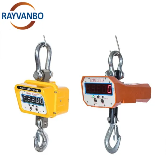 Professional Precise Weighing Scales: 200kg to 5T Capacity with Hook Crane and Remote Control