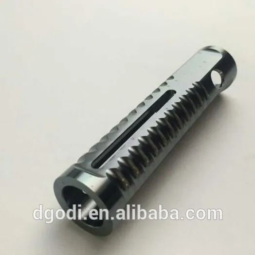 oem anodized aluminum slot tube for silence muffler