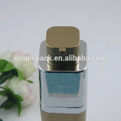 brown cream bottle plastic facial mask packaging