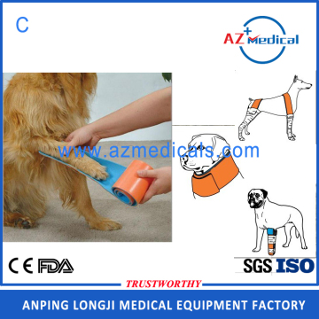 Medical orthopedics fracture first aid splint for animal