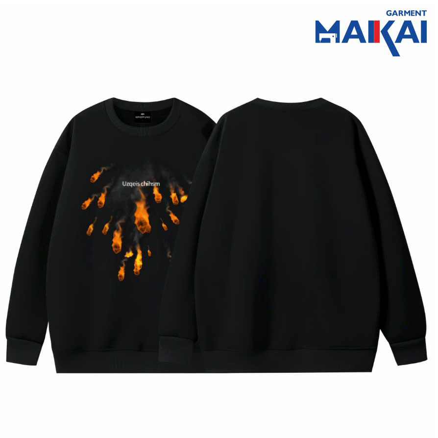 Capasis clásica de cuello redondo de estilo americano para ropa casual