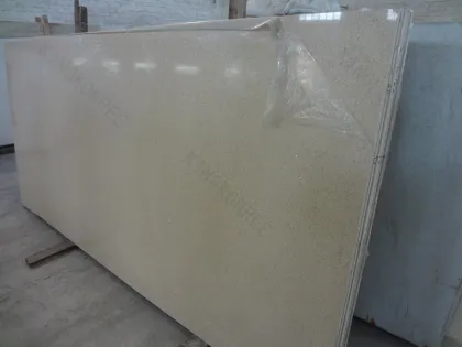 Low Water Absorption Artificial Marble Caesar Stone Quartz Slabs 3000*1400mm