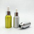 wholesale cosmetic containers aluminum dropper bottle