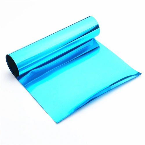 Custom Blue Color Holographic PVC Plastic Sheet Roll China Manufacturer