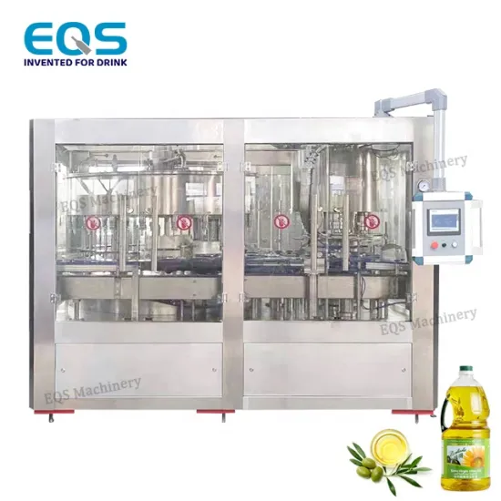 Full Automatic Edible Oil Filling, Capping, and Labeling Machine
