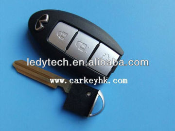 Infiniti smart 3 button remote control key cover