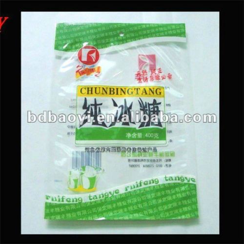 Hot sale food plastic packaging bags for sugar