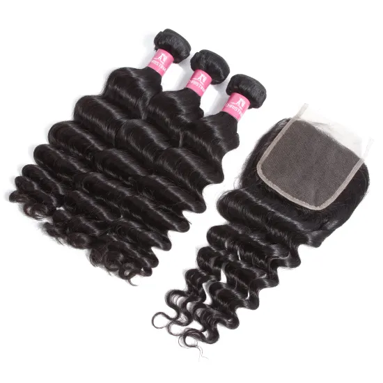 High Quality Natural Wave Virgin Brazilian Human Hair Frontal Lace Closure