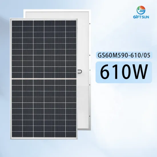 Hot Promotional 210mm Solar Panels 590W/600W/610W for Energy Systems