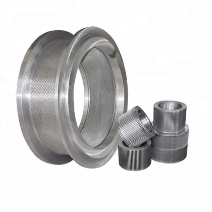 Roller ring dies for pellet machine