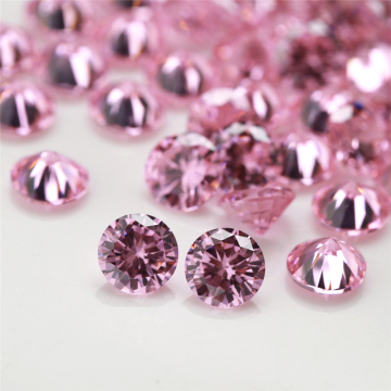 Batu Sintetis AAA Merah Muda 1-3mm untuk Perhiasan - 1000pcs/Tas