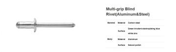 Multi-grip Blind Rivet(Aluminum&Steel)