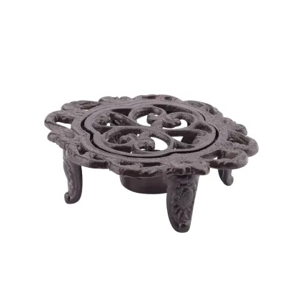 Traditional Cast Iron Teapot Warmer with Tea Lights