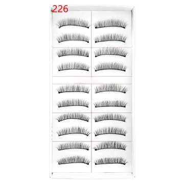 Cooperative Glue Wispy False Eyelashes: Enhancing Your Natural Makeup Look Daily