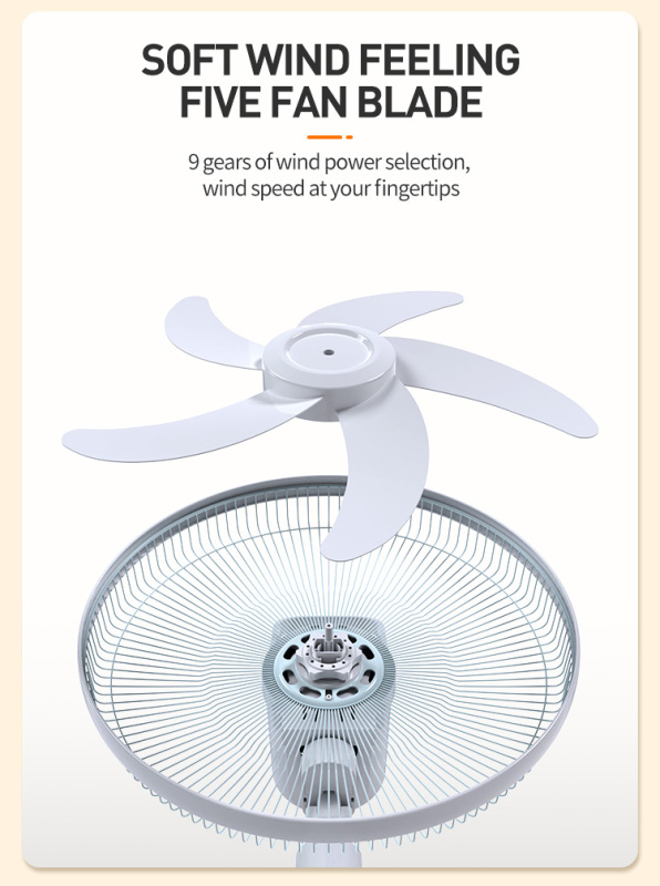 Oscillating Pedestal Air Cooling Electric Stand Floor Fan