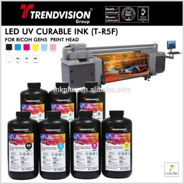 Trendvision UV Curable Ink For Ricoh Gen5 On Rigid and Flexible Substrates