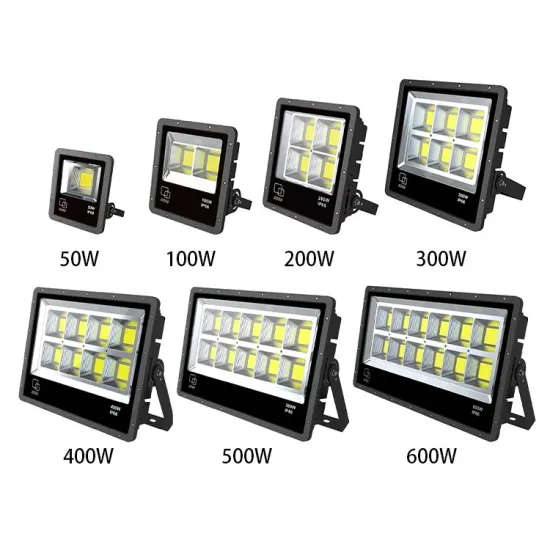Floodlight 100WW 200W 500WCE ROHS Reflective Solar Floodlight Stadium Square LED COB Floodlight: High-Power Outdoor Lighting Solution