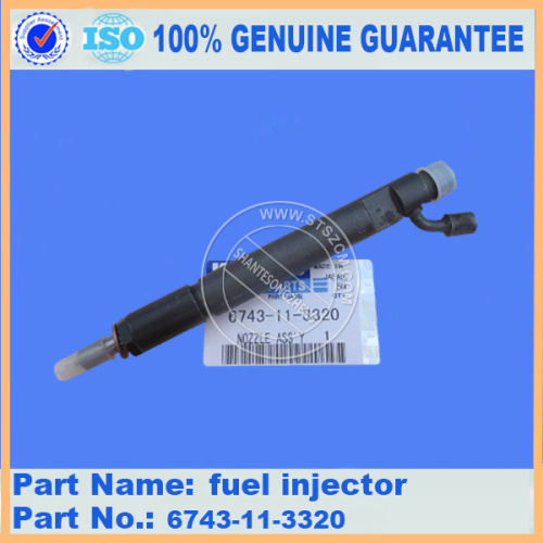 brandstofinjector 6743-11-3320 voor komatsu PC360-7 motoronderdelen