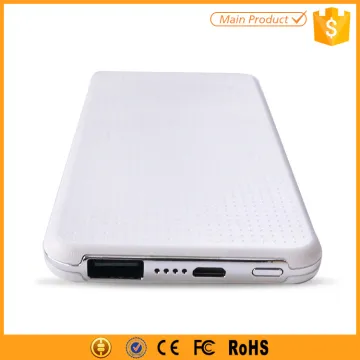 5000mah ultra thin power bank gift set with custom logo