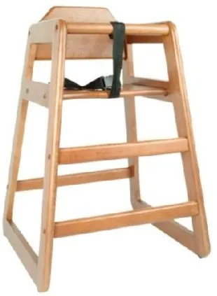 High baby chairs, Natural wood