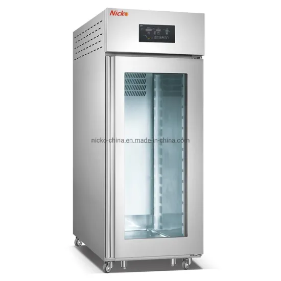 Bakery Workshop Commercial Baking Equipment Luxury 18 Trays Single Door Cooling Dough Proofer