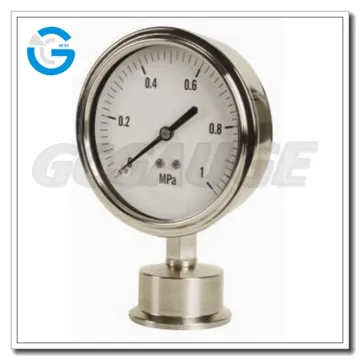 High quality all stainless steel sanitary diaphragm pressure gauge