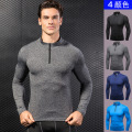 Chemises thermiques de compression à manches longues pour hommes