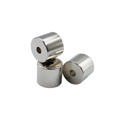 Strong sintered cylinder Neodym Magnet with hole