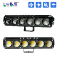 LiuHJG 6 LED Black Color Motorcycle Spot Light Full Aluminum OEM Spotlight Projector Fog Light with Flash