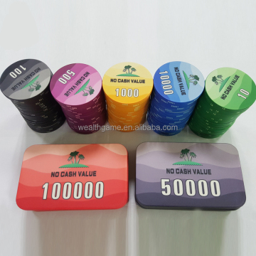 Customized Ceramic Chip for Tree Poker Club