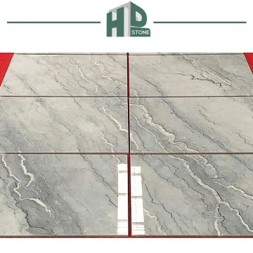 Tuiles en marbre gris naturel chinois poli pour les murs, les planchers et les arrière-plans