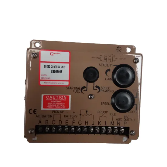Generator Speed Control System: Comprehensive Guide for Models ESD5500E, ESD5522, ESD5330, ESD2241, ADC100-24, and ACD110-24