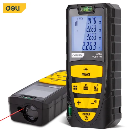 Deli EDL4168 tools multi-measurement Laser Distance Measure 40m measuring laser distance tools