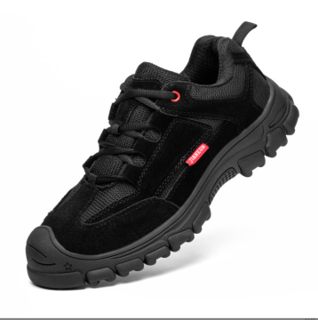 High Quality Leather Men's Safety Shoes: Lightweight, Breathable, Anti-Smash, Anti-Stabbing Protection for Site Work