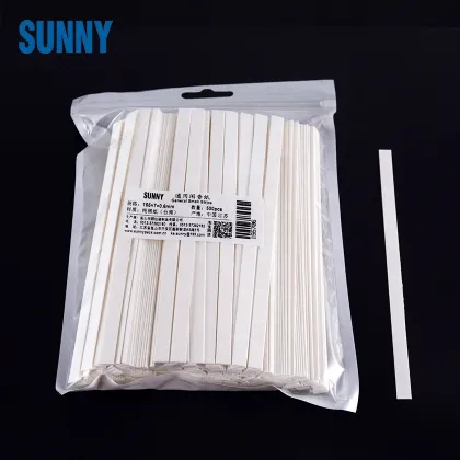 Kunshan Sunny White Perfume Test Paper Smelling Strips - Custom Logo, Pure Cotton, 155*7*0.6mm